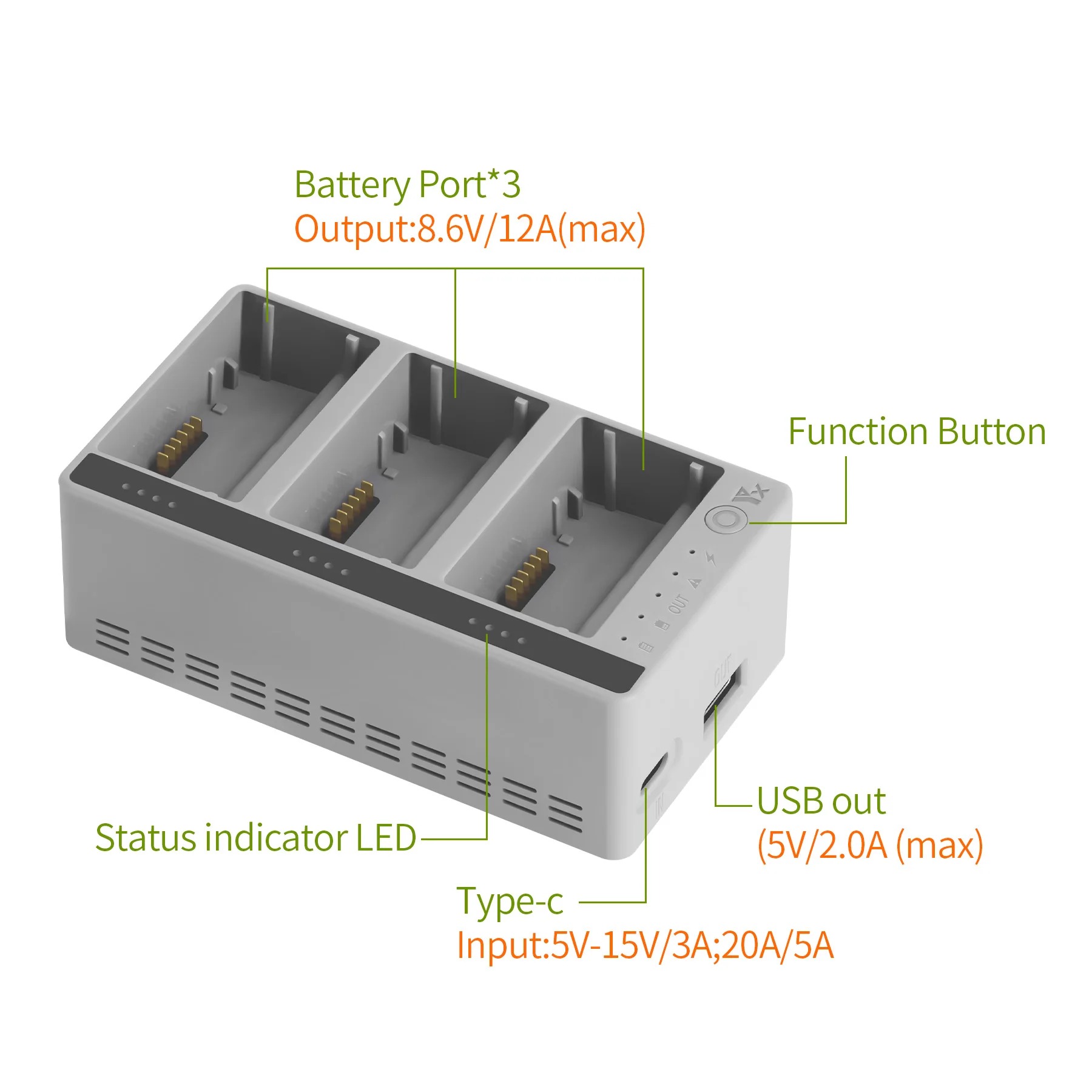 Drone Power Bank - For DJI LITO 1/X1 Drone Battery