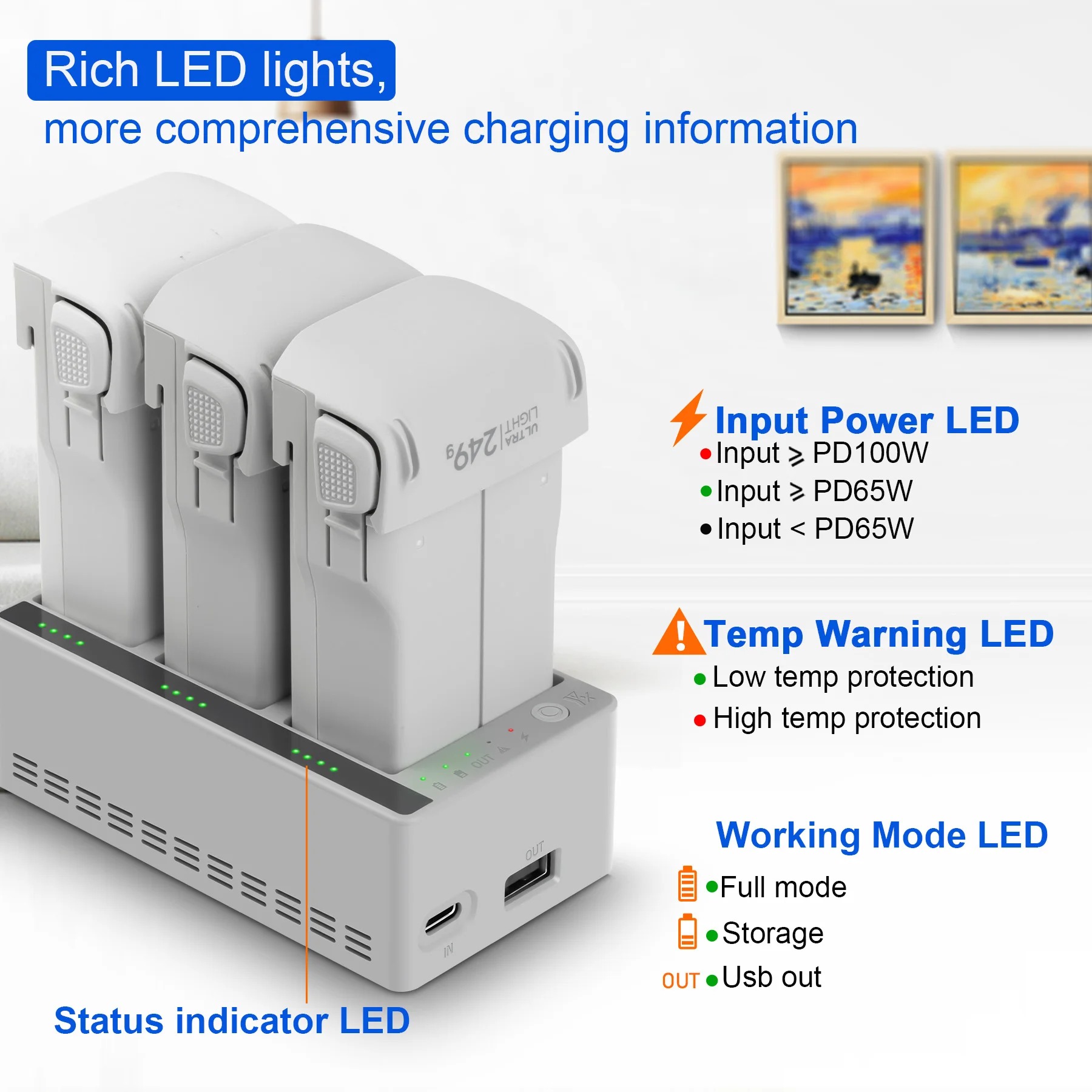 For DJI LITO 1/X1 Drone Batter - Drone Power Bank ulasan dan harga