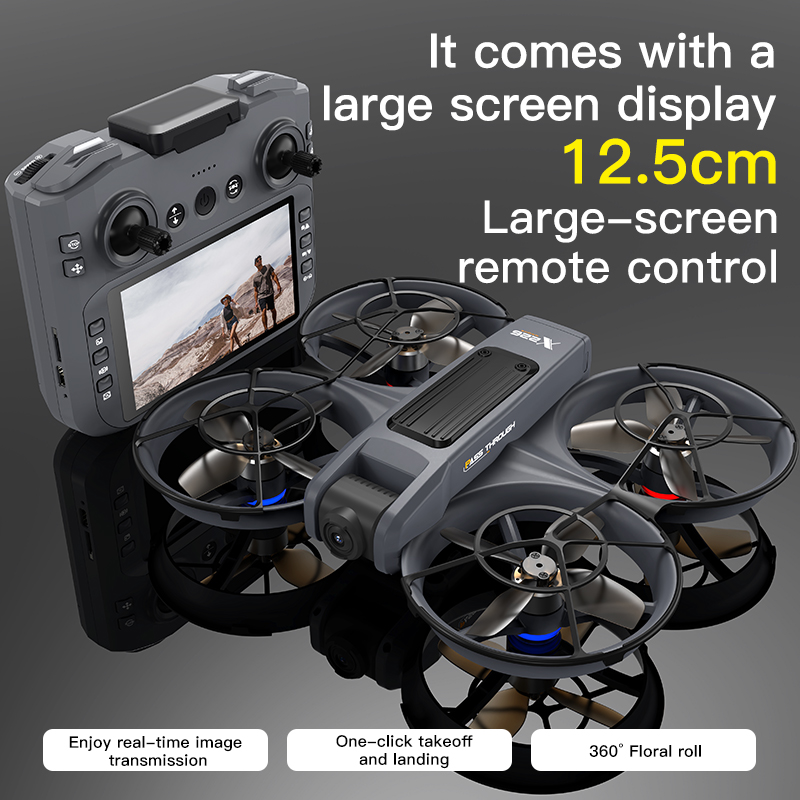 NEW X226 RC Drone 2.4G 5G WIFI - Drone Controller Screen ulasan dan harga