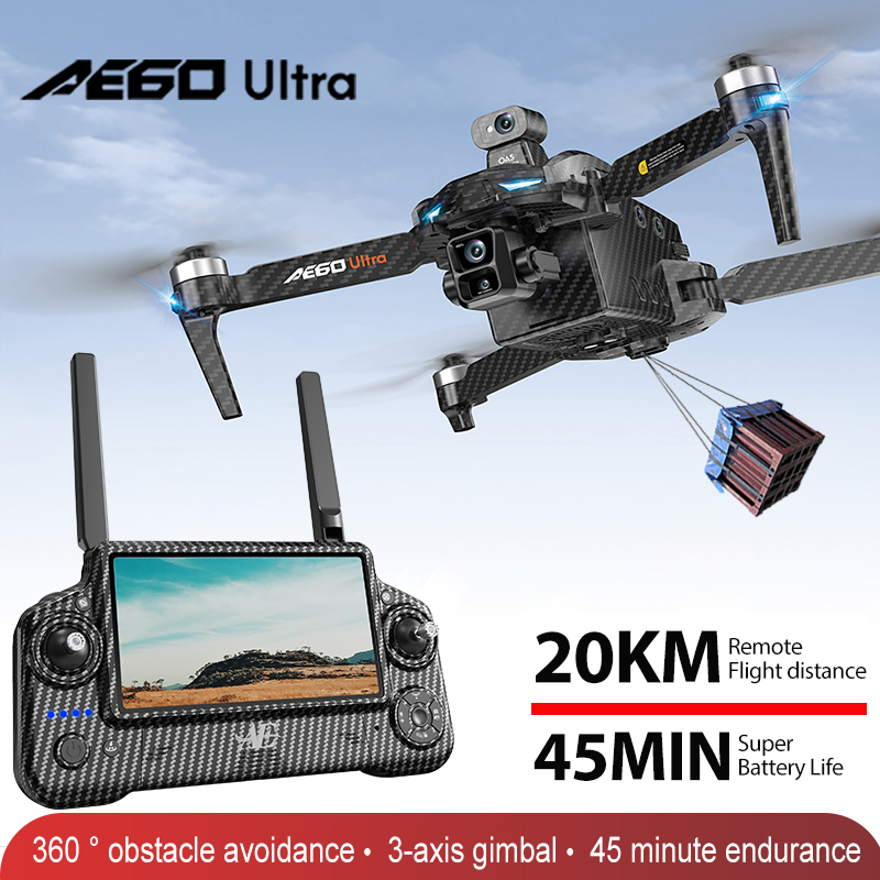 AE60 GPS Drone Professional 8K - Drone Power Bank ulasan dan harga