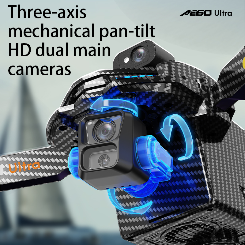AE60 GPS Drone Professional 8K - Drone Power Bank ulasan dan harga