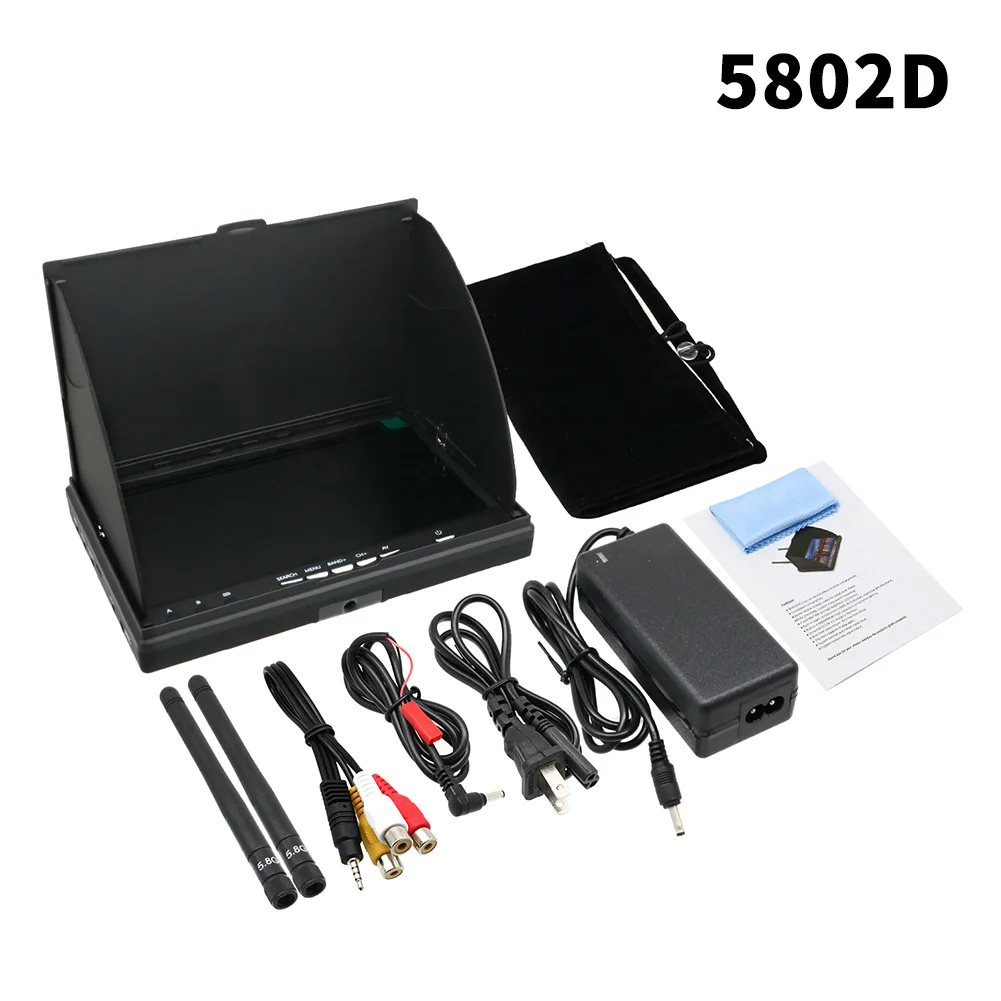 5.8G FPV DVR LS5802D 7 Inch Mo - Drone Controller Screen ulasan dan harga