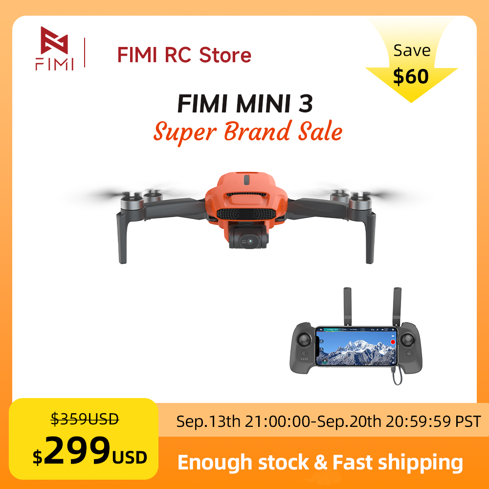 FIMI MINI 3 Camere Drone 4K 60 - Drone Controller Screen ulasan dan harga